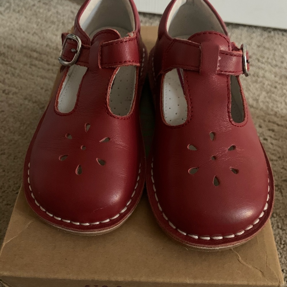 L’Amour red Mary Janes 8